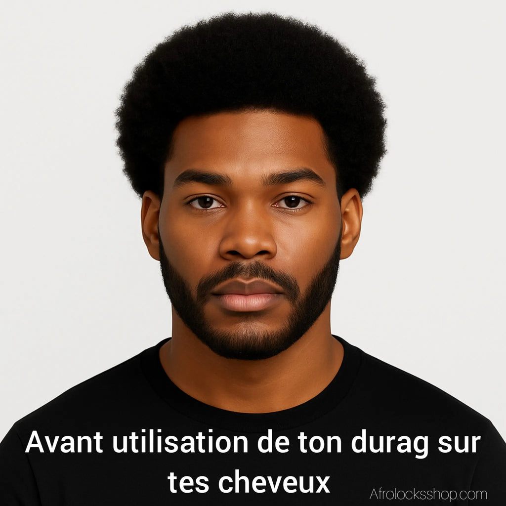 cheveux_afro_avant_utilisation_dun_durag - Afro Locks Shop