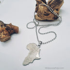 collier-billes-afrique-acier-inoxydable - Afro Locks Shop