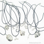 collier-cuir-noir-pendentif-argent - Afro Locks Shop