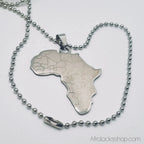 collier-pendentif-afrique-decoupe-pays-metal - Afro Locks Shop