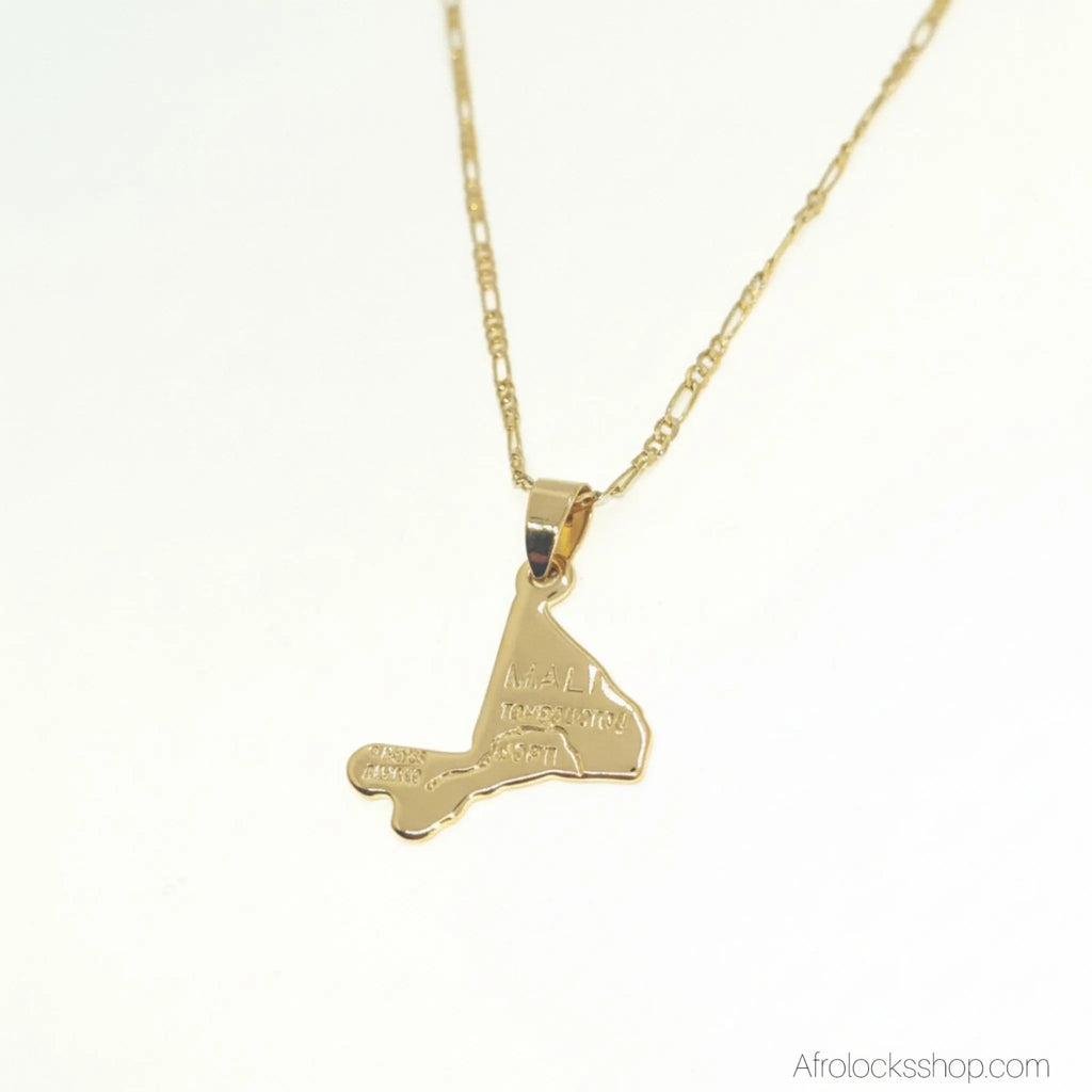 collier-pendentif-villes-mali - Afro Locks Shop