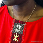 collier-yaz-berbere-acier-inoxydable-dore-3 - Afro Locks Shop