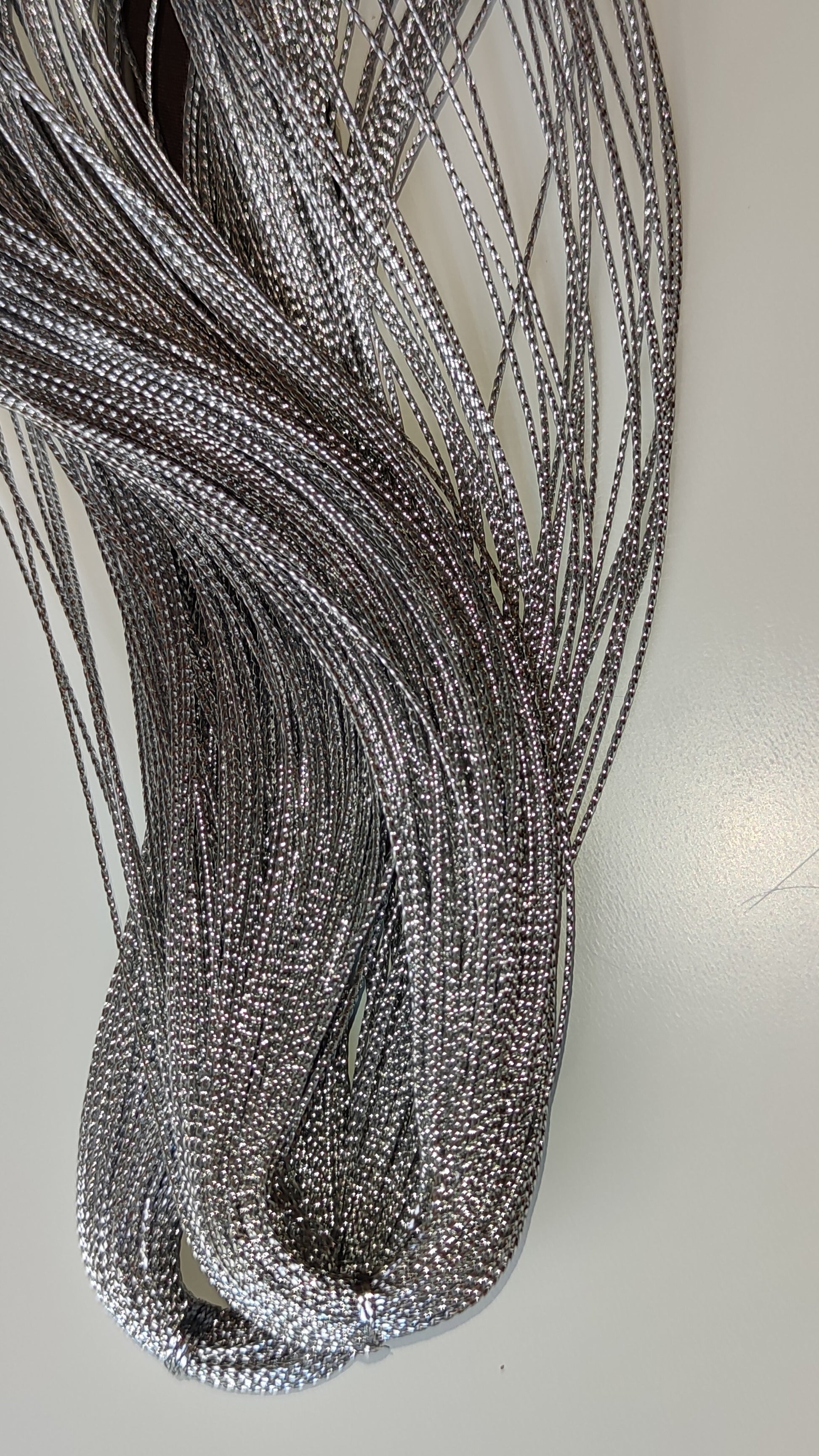 Cordon doré ou argenté - fil décoration cheveux dreadlocks box braids tresses fulani-SQ7796853