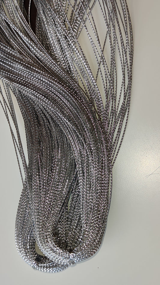 Cordon doré ou argenté - fil décoration cheveux dreadlocks box braids tresses fulani-SQ7796853