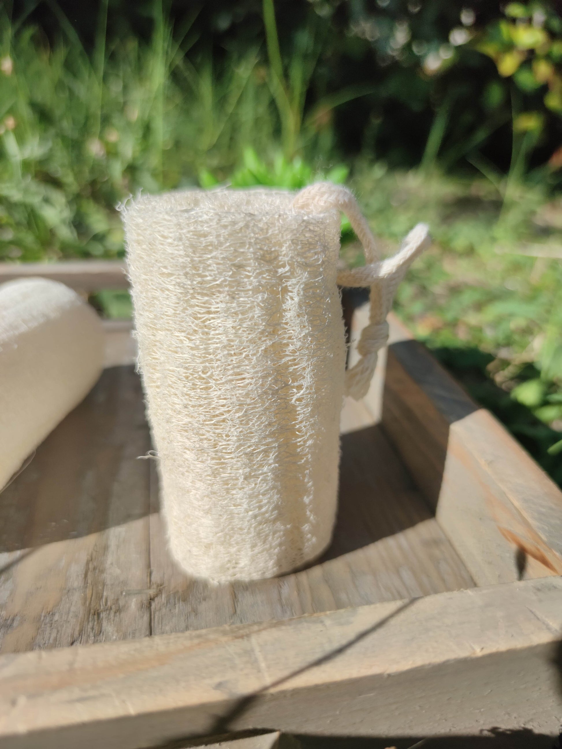 Eponge végétale loofah - gommage naturel biologique pour exfolier affiner