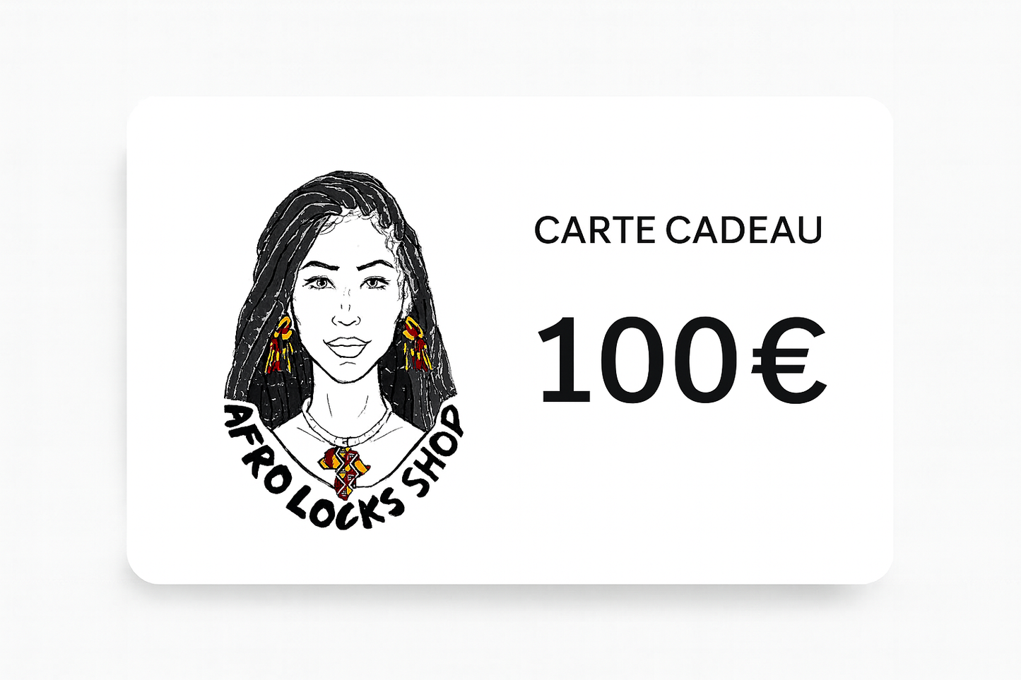 Carte-cadeau Afro Locks Shop – Offrez un cadeau 🎁 unique et plein de sens pour les fans de locks ou d'accessoires ✨