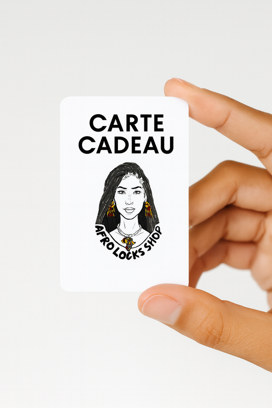 Carte-cadeau Afro Locks Shop – Offrez un cadeau 🎁 unique et plein de sens pour les fans de locks ou d'accessoires ✨