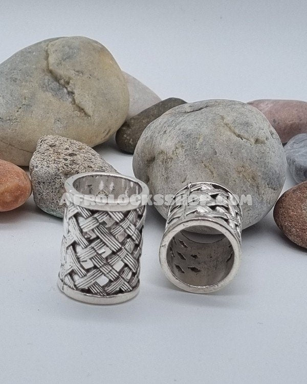 2x très gros bijou cheveux antique viking dreadlocks en laiton