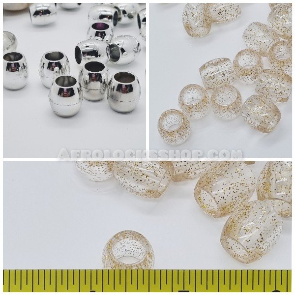 Lot de 24 perles à gros trou-SQ4647562