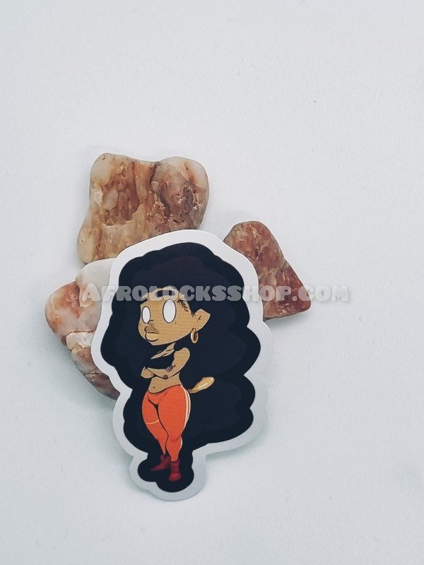 10 stickers waterproof afro