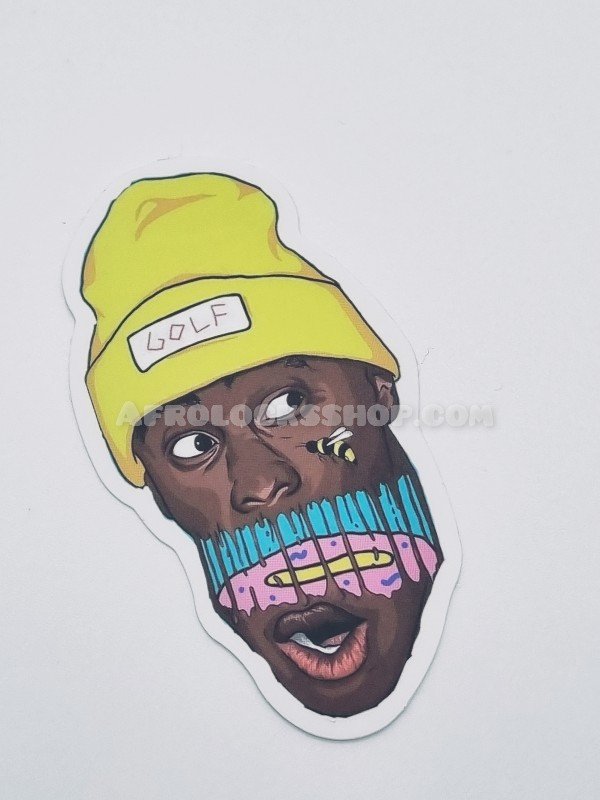 10 stickers waterproof afro