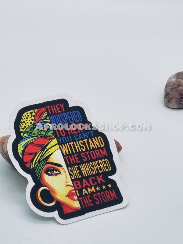 10 stickers waterproof afro