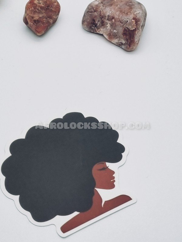 10 stickers waterproof afro