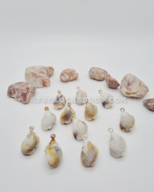 Lot de coquillages synthétiques pour décoration cheveux / créations