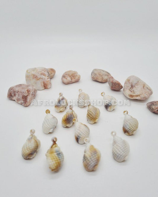 Lot de coquillages synthétiques pour décoration cheveux / créations