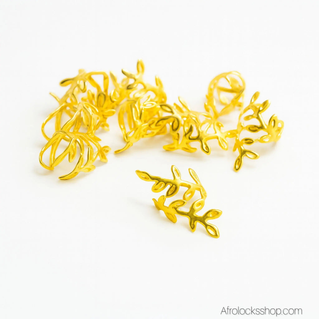 lot-50-bijoux-cheveux-microlocks - Afro Locks Shop