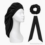 lot-bonnet-satin-chouchou-bandeau-qualite - Afro Locks Shop