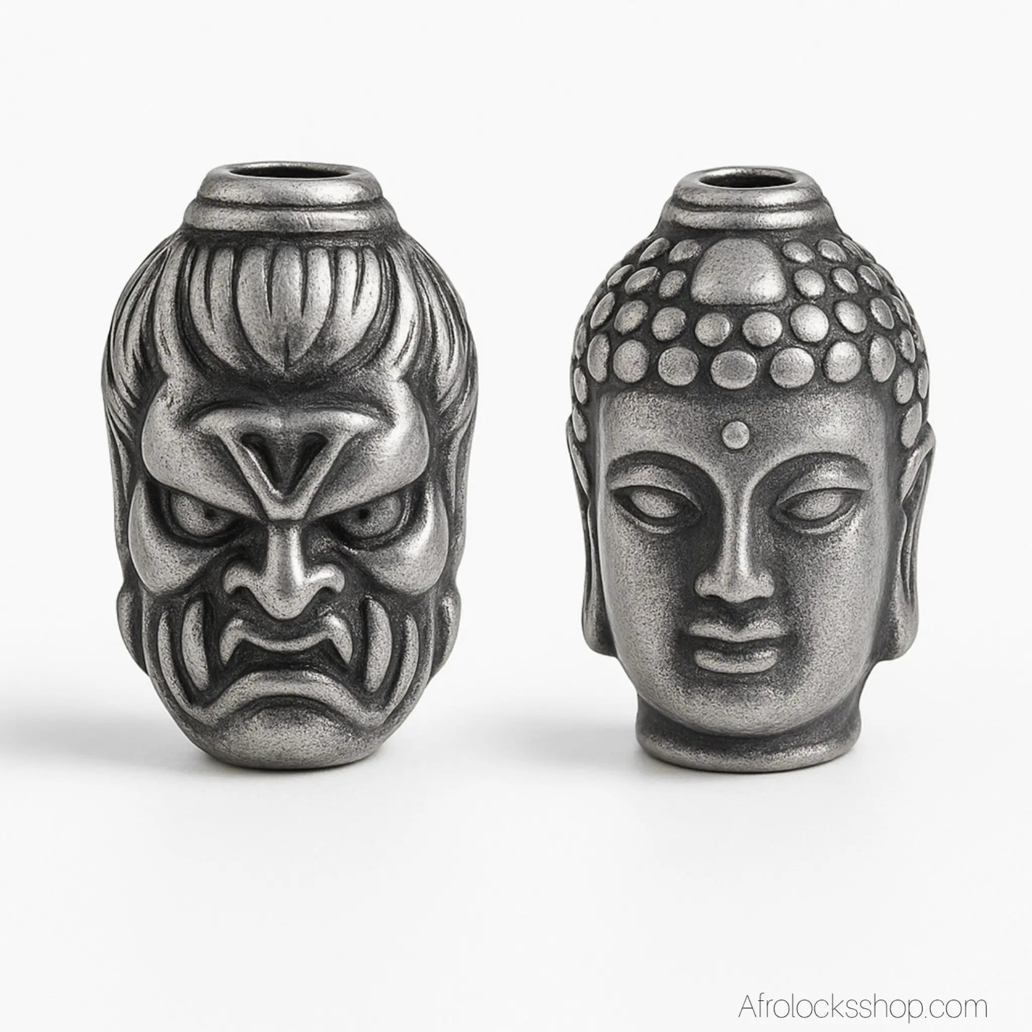 perle-budda-metal-sisterlocks-microlocks - Afro Locks Shop