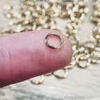 perles-bijoux-microlocks-sisterlocks-dore - Afro Locks Shop