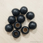 perles-bois-noir-dreadlocks-tresses - Afro Locks Shop