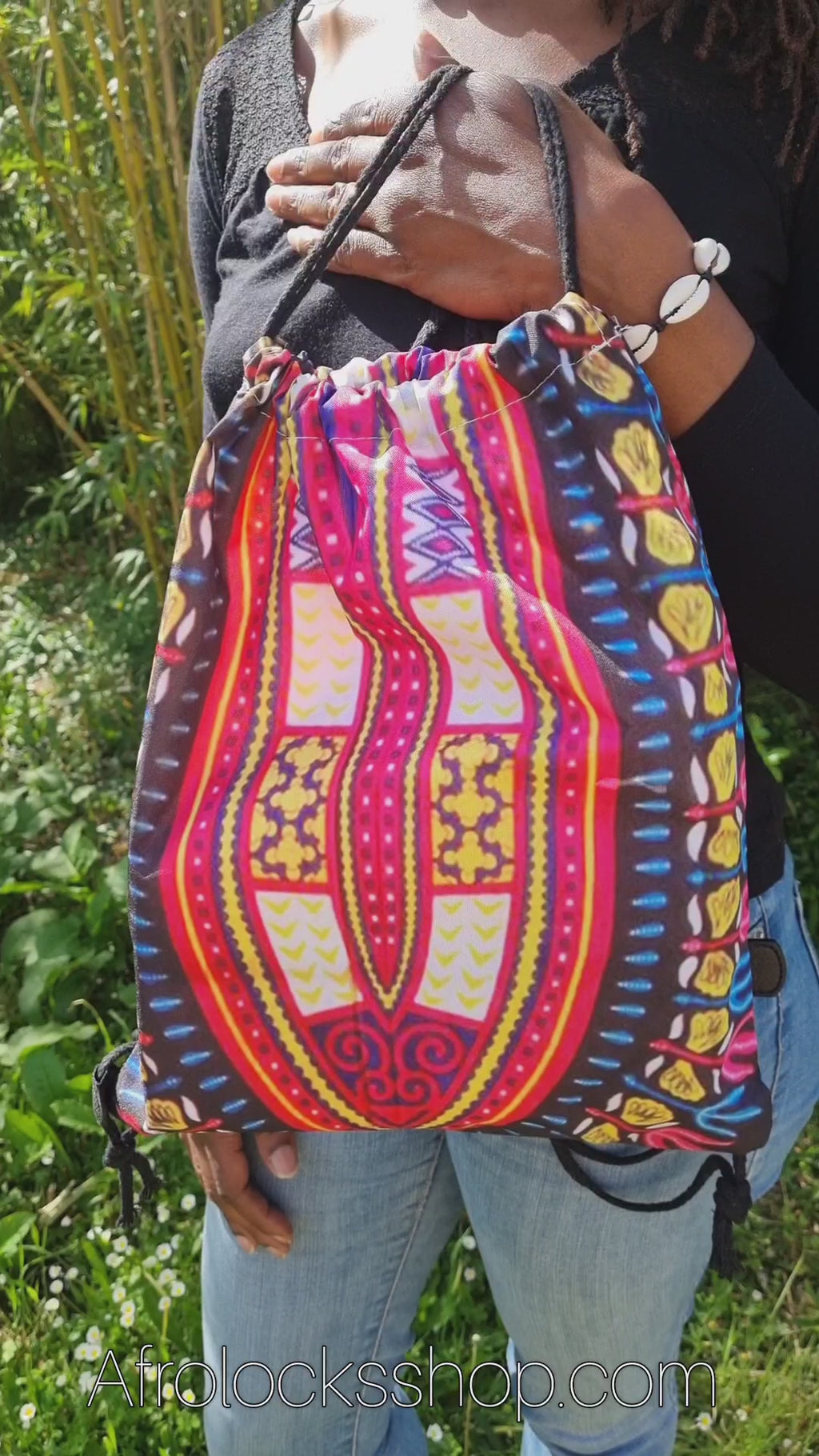 Sac à dos fitness afro multi positions