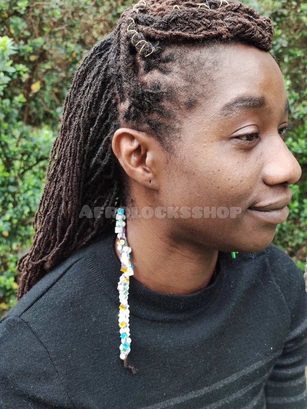 Diamond tape - ruban adhésif décoratif multicolore accessoire coiffure locs-SQ9777586