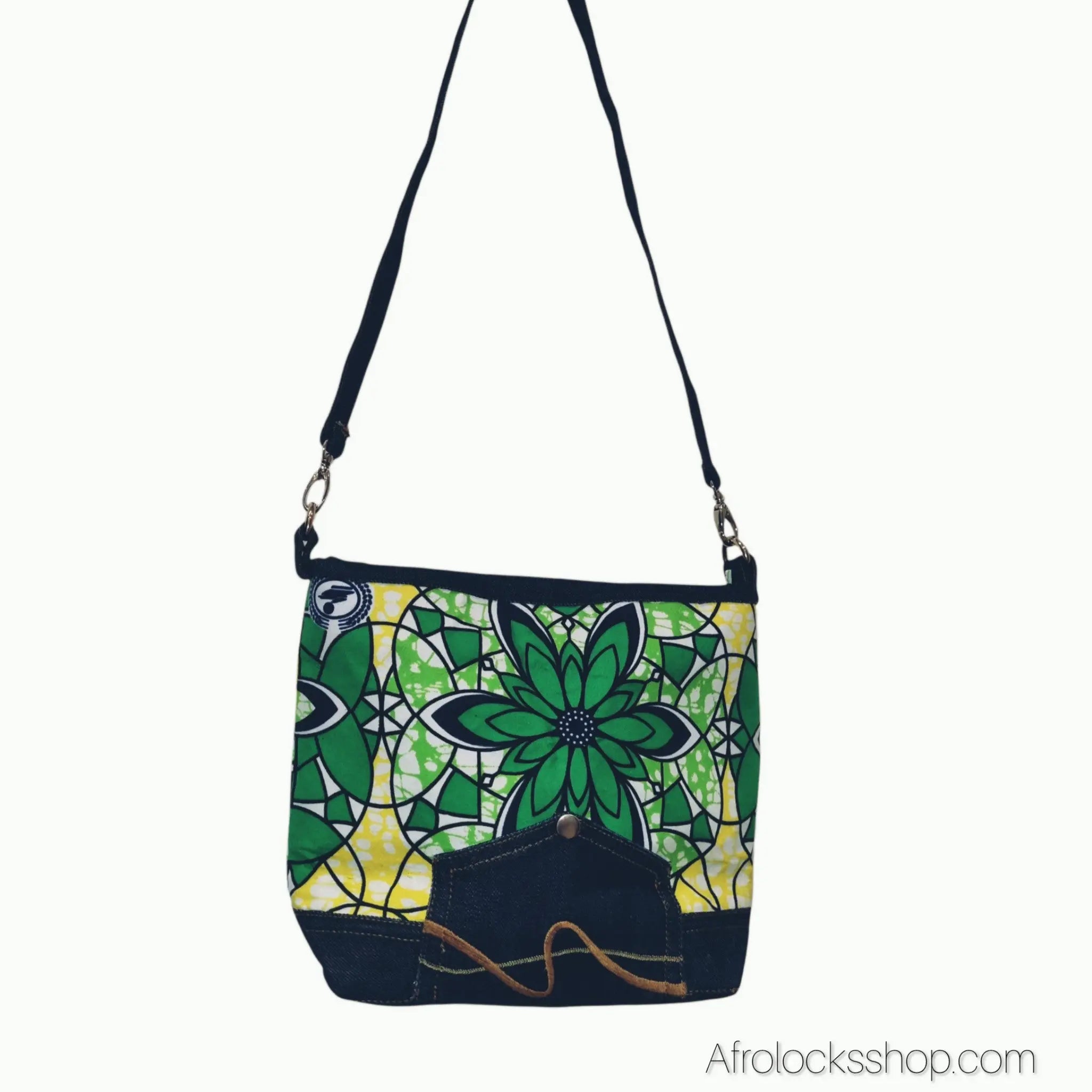 sac-main-wax-jean-vert - Afro Locks Shop