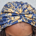 turban-enroule-extensible-bleu - Afro Locks Shop