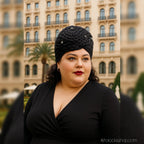 turban-torsade-strass-sophistique - Afro Locks Shop